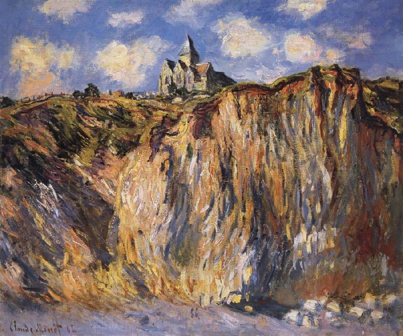 Claude Monet The Church at Varengville,Morning Effect France oil painting art